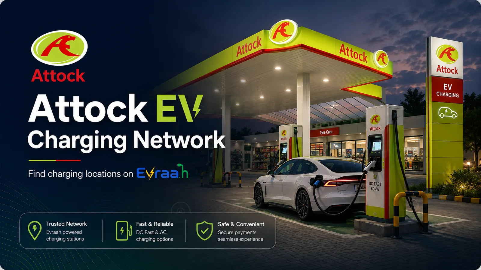 Attock Petroleum EV charging